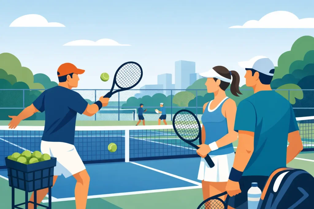 Beginner Adult Tennis Classes That Fit