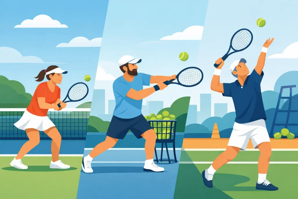 Adult Tennis Classes for Every Level of Play
