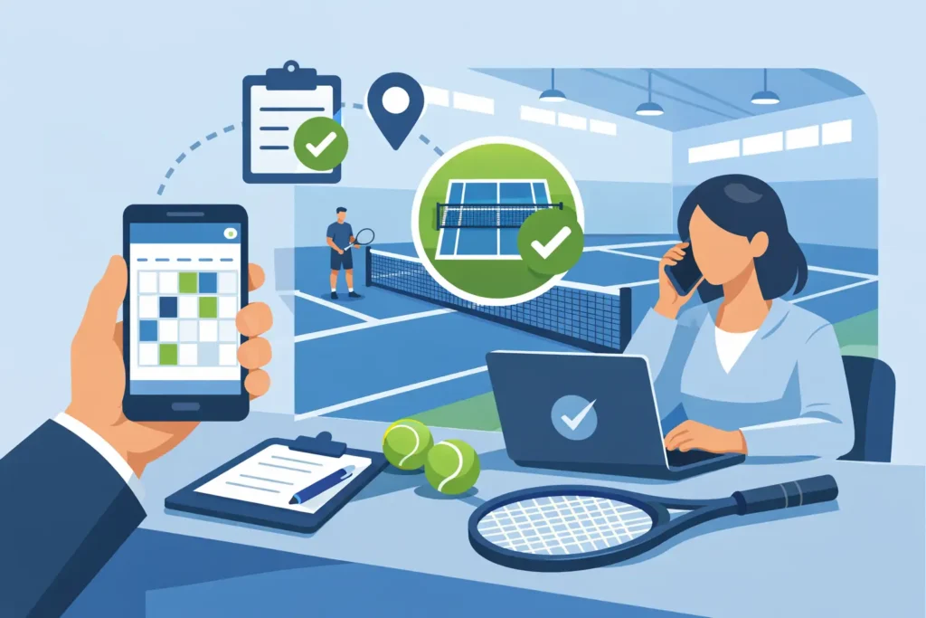 How to Reserve Indoor Tennis Courts With Confidence