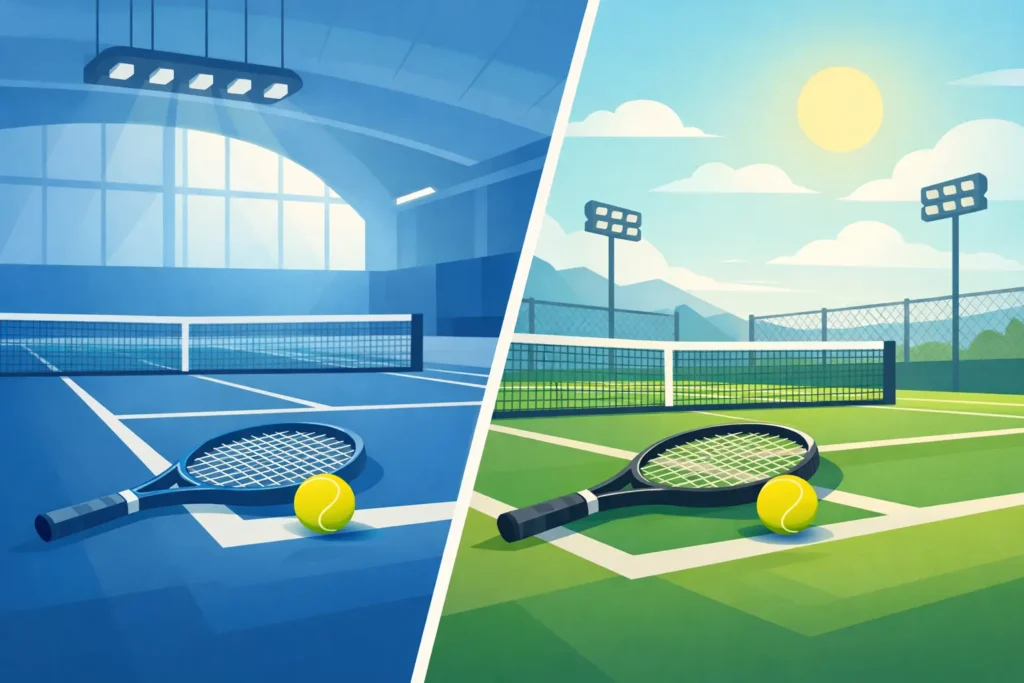 Indoor Tennis vs Outdoor Tennis: Which Is Better?