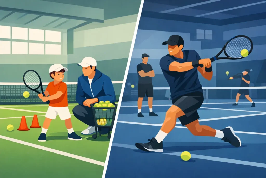 Junior Development vs High Performance Tennis