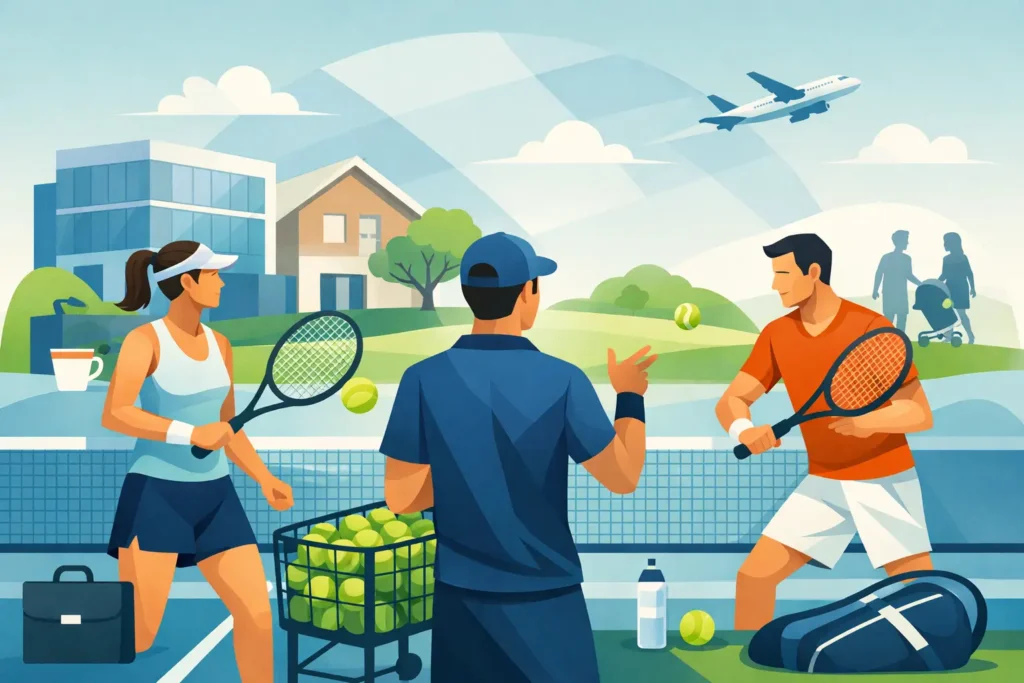 Tennis Clinics for Adults That Fit Real Life
