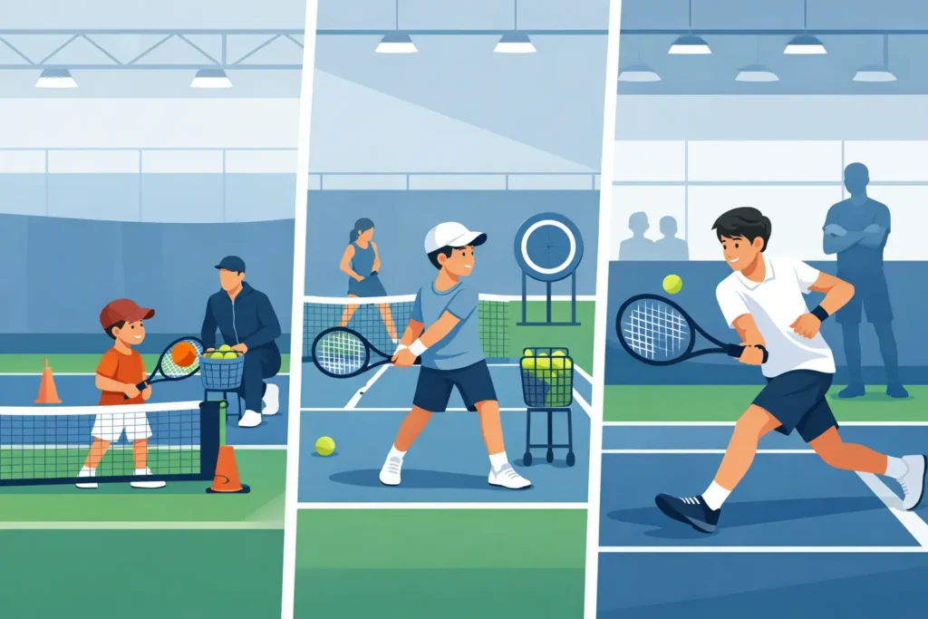 A Junior Tennis Progression Example for Parents