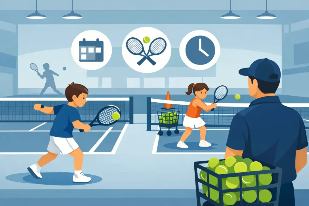 How Often Should Kids Practice Tennis Each Week?