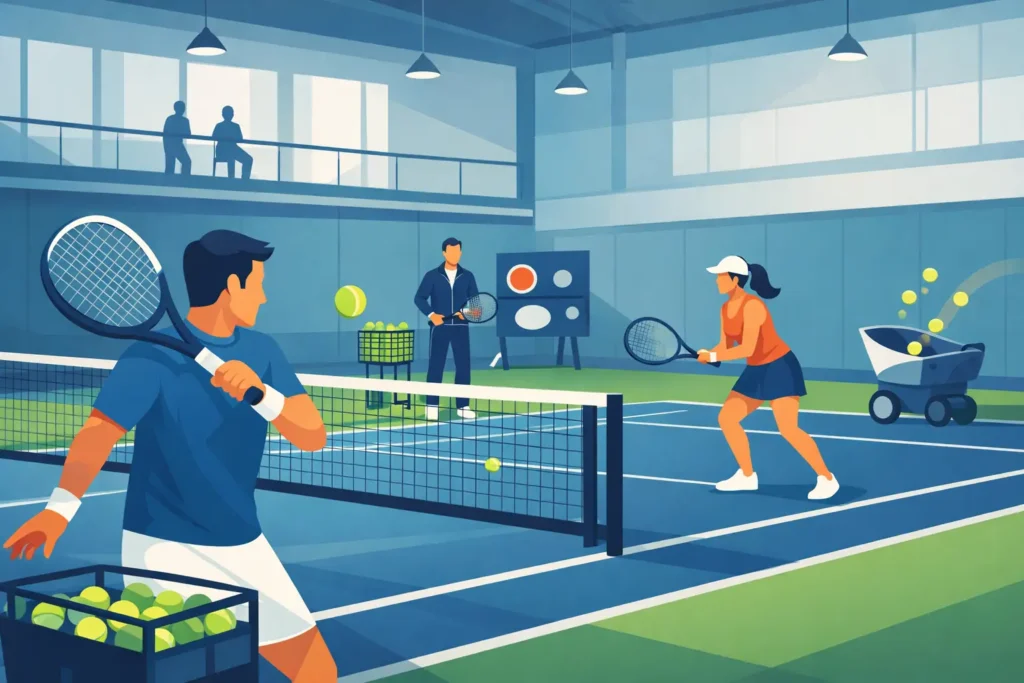 Indoor Tennis Programs That Keep You Improving