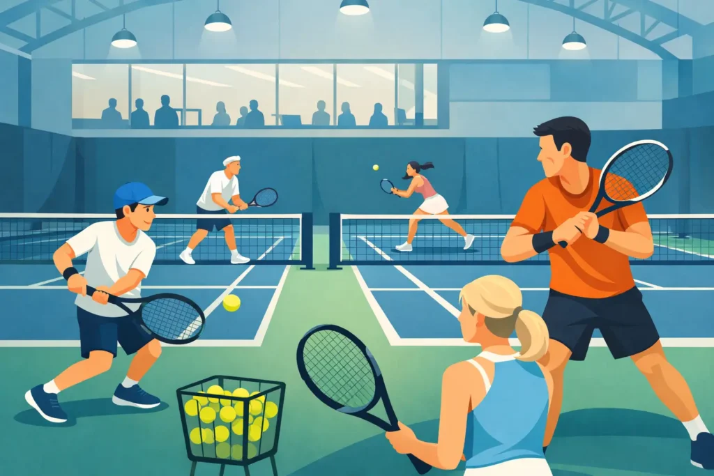 Shelton Indoor Tennis Options for Every Player