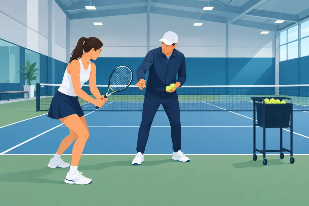 Tennis Lessons That Build Better Players Year-Round