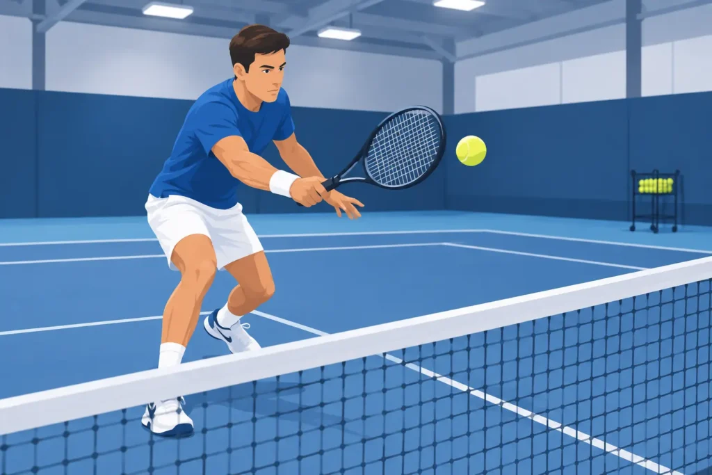How to Practice Tennis Volleys for Faster Hands