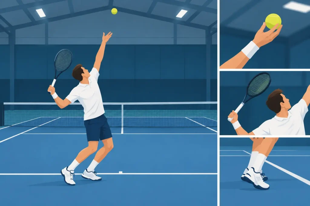 Tennis Serve Technique for a Reliable Serve